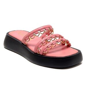 NEW FREE PEOPLE REVOLVE PINK PLATFORM SANDALS